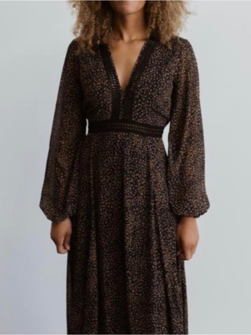 Baltic Born Cha Cha Print Maxi Dress M NWT
